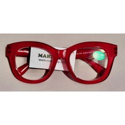 Lunettes loupes Virgin rouge