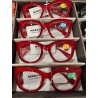 Lunettes loupes Virgin rouge