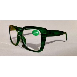 Lunettes loupes Grand carré vert