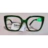 Lunettes loupes Grand carré vert