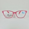 Lunettes loupes Petit pois rose