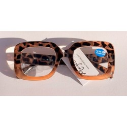 Lunettes loupes Écaille beige