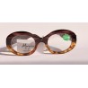 Lunettes loupes Oval écaille miel